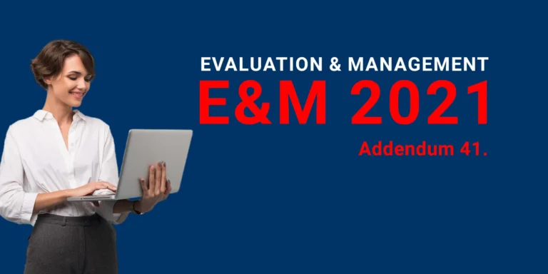 Read more about the article Evaluation & Management (E&M 2021)